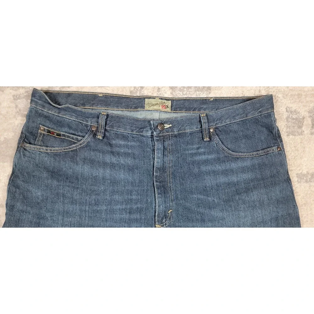 Wrangler 20X Style 01 Competition Men's Relaxed Baggy Blue Denim Jeans Sz‎ 40x30